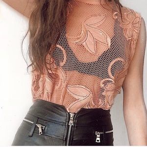 Free people crochet top